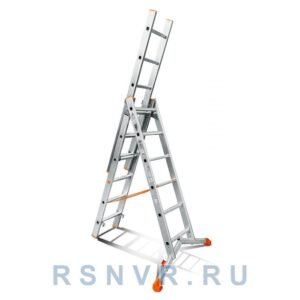 Лестница трехсекционная ступень=6шт